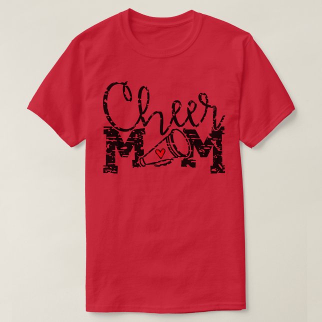 T-shirt Cheer Maman Cheerled Maman (4) (Design devant)