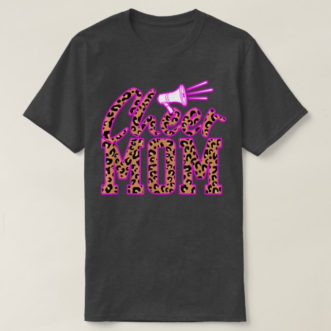T-shirt Cheer maman léopard  Cheer maman léopard  (Design devant)