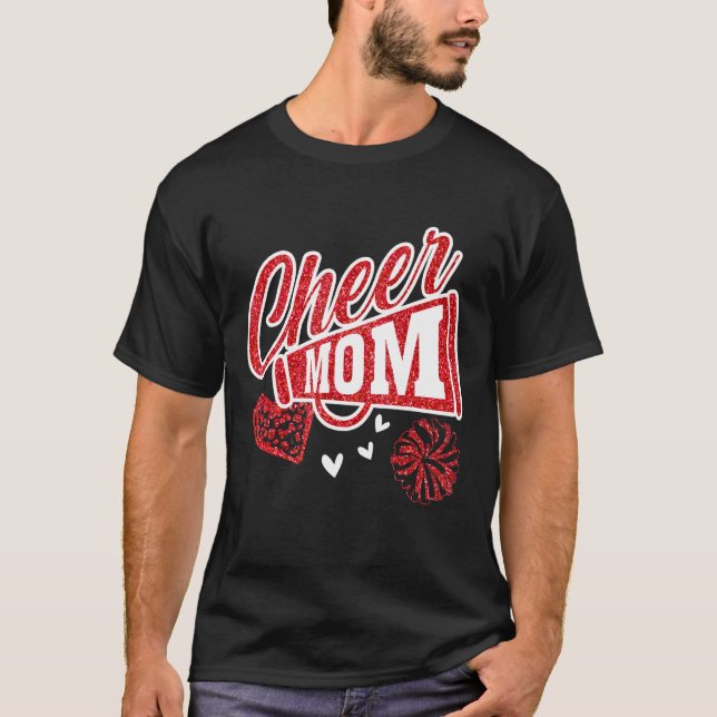 T-shirt Cheer Maman Plus Grand Empreinte de léopard Ventil (Devant)