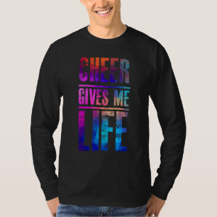 T-shirt Cheer Me Donne La Vie Citation De Cheerleader Hu