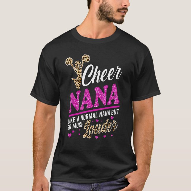 T-shirt Cheer Nana Plus Grand Empreinte de léopard Ventila (Devant)
