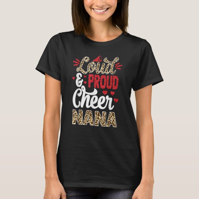 T-shirt Cheer Nana Plus Grand Empreinte de léopard Ventila (Devant)