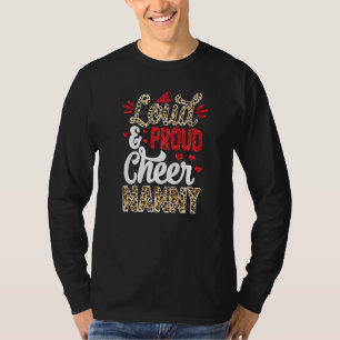 T-shirt Cheer Nanny Plus Grand Empreinte de léopard De Ven