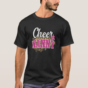 T-shirt Cheer Nanny Plus Grand Empreinte de léopard De Ven