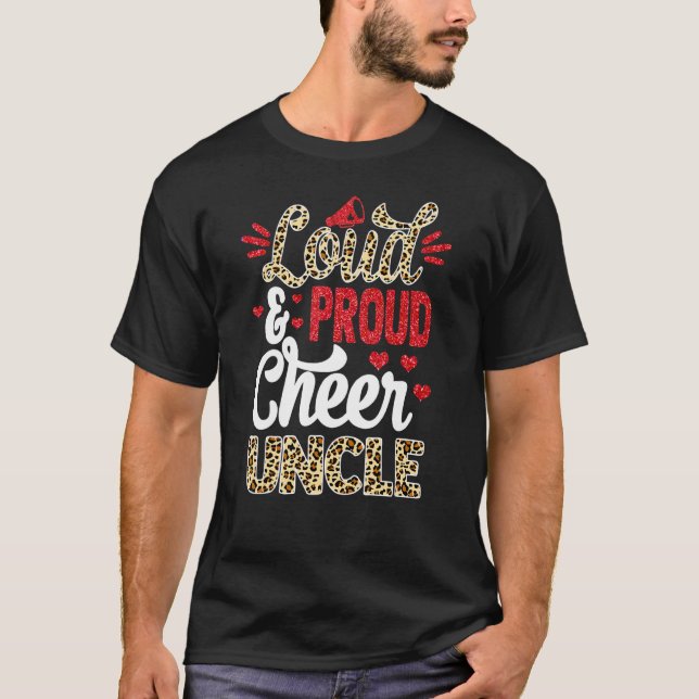 T-shirt Cheer Oncle Plus Grand Empreinte de léopard Ventil (Devant)