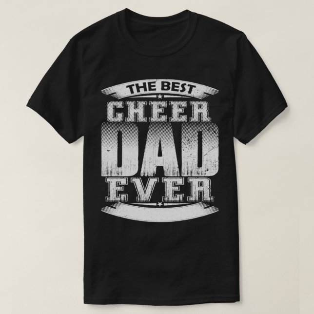 T-shirt Cheer Papa Fier Cheerleader Meilleur Cheer Papa Ja (Design devant)