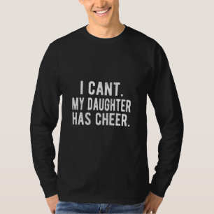 T-shirt Cheer Papa Fille Fête des pères Cheerled