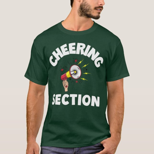 T-shirt Cheering Section Sports and Performance shirt girl (Devant)