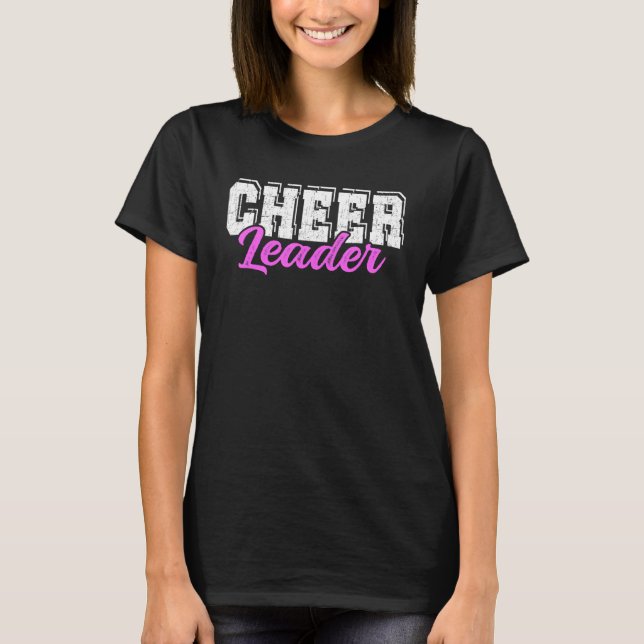 T-shirt Cheerleader Cheerleading (Devant)