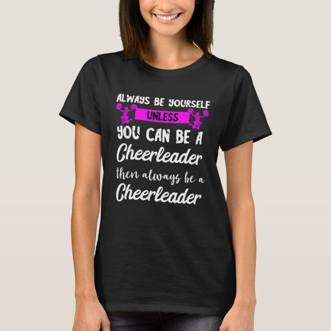T-shirt Cheerleader Dancer Cheerleading Team Cheerleader D (Devant)