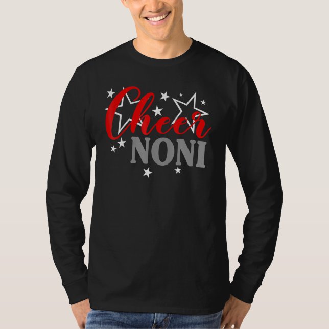 T-shirt Cheerleader Proud Cheer Noni Pride Sports Supporte (Devant)