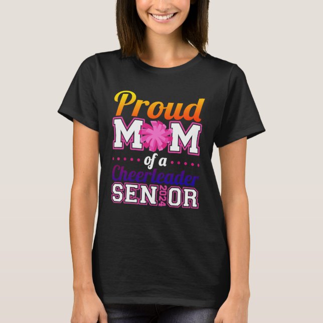 T-shirt Cheerleader Senior Cheer Mom 2024 Class of 2024 (Devant)