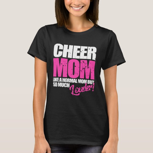 T-shirt Cheerleading  Cheer Mom  Cheerleader (Devant)