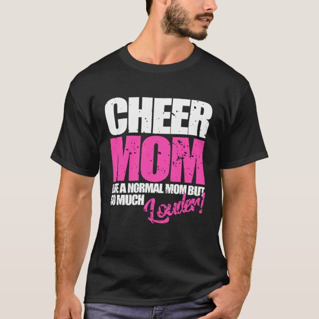 T-shirt Cheerleading  Cheer Mom  Cheerleader (Devant)