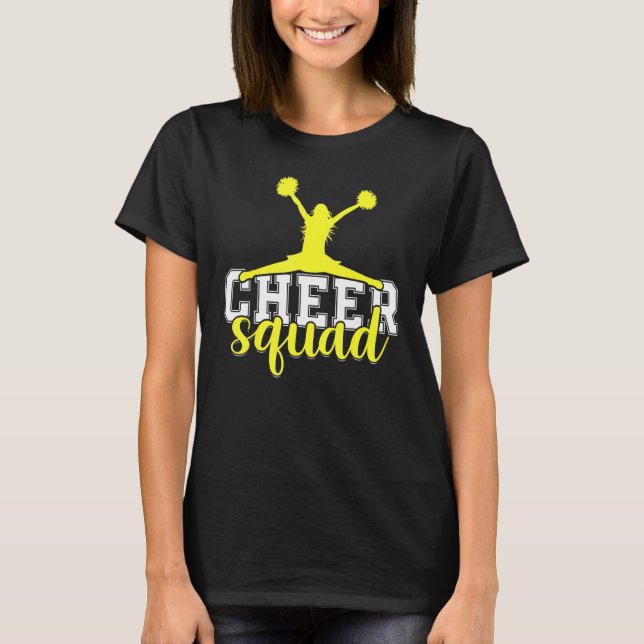 T-shirt Cheerled Dit Slogan Cheer Squad (Devant)