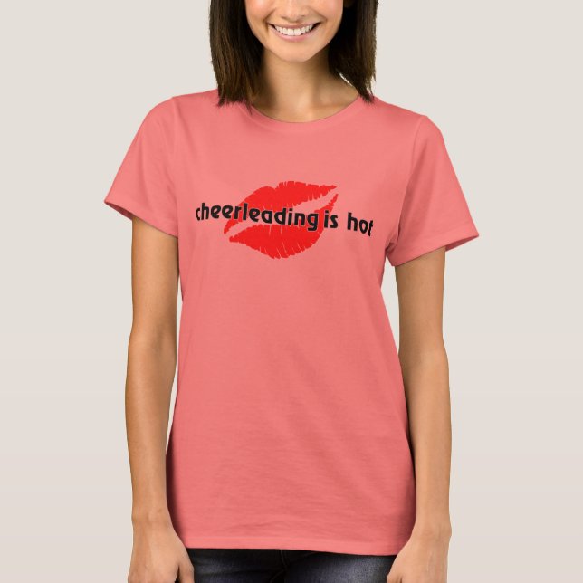 T-shirt Cheerled est chaud (Devant)