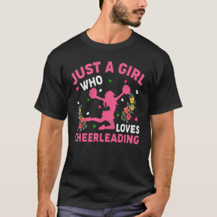 T-shirt Cheerled Juste Une Fille Qui Aime Cheerleader