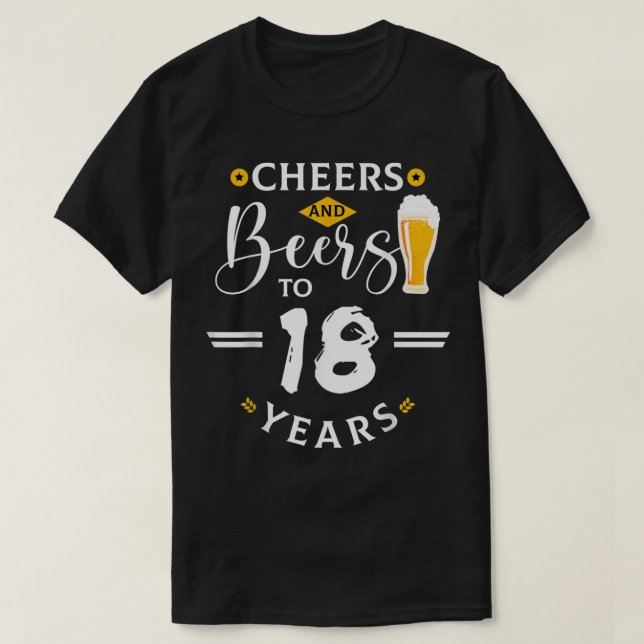 T-shirt Cheers & Beers (Design devant)