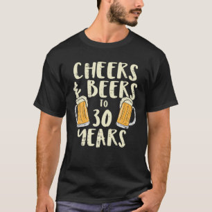 T-shirt Cheers Bières 30 ans 30e anniversaire Boire M