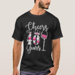 T-shirt Cheers To 40 Years Old Happy 40Th Birthday Queen D<br><div class="desc">Cheers to 40 Years Girly Pink Wine Crown 40th Birthday toxicts Tee for Women, ladies. This glamorous Tee is a parfait gift for 40 years old friend wife sister mom lady. Great idea for 40th birthday party Mother's Day New Year Christmas Thanksgiving poists. If you ou or your maman mother...</div>