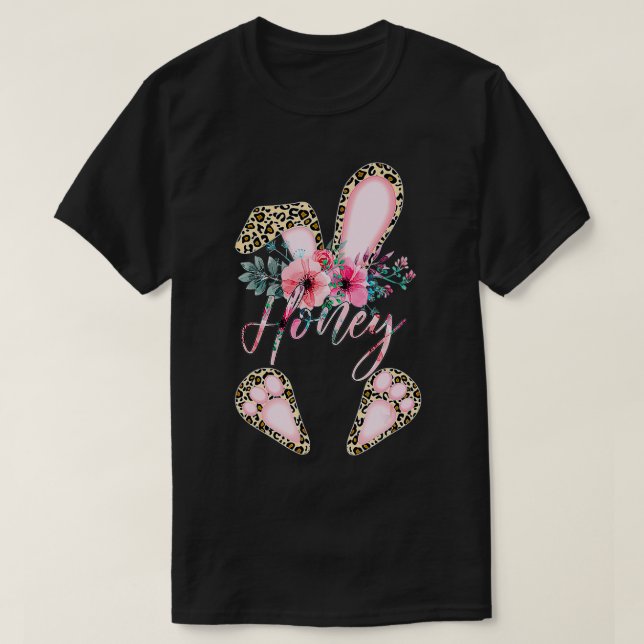 T-shirt Cheertee Leopard Art Honey Bunny (Design devant)