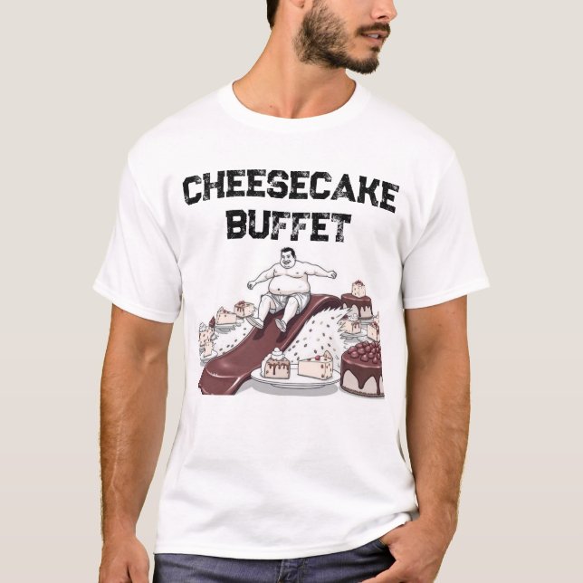 T-shirt Cheese Cake Buffet (Devant)
