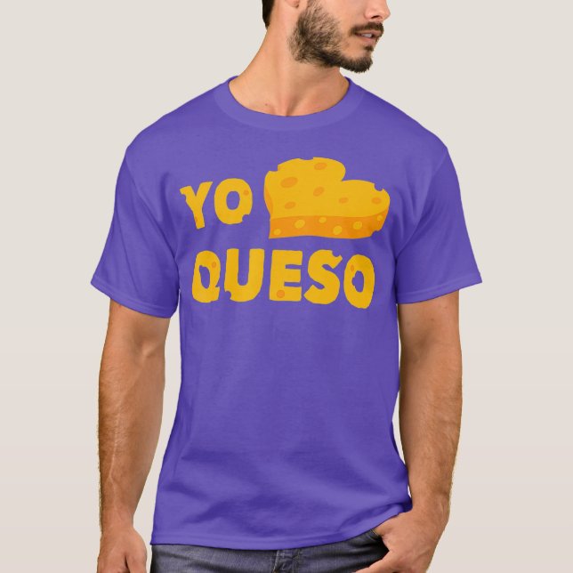 T-shirt Cheese Heart Dairy Farming Love Queso (Devant)