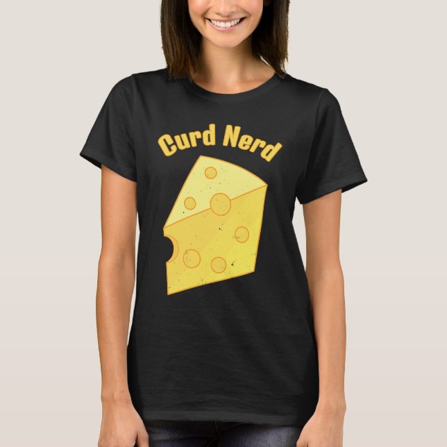 T-shirt Cheese Lovers  Quark Nerd (Devant)