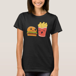 T-shirt Cheeseburger alimentaire et Fries enfants