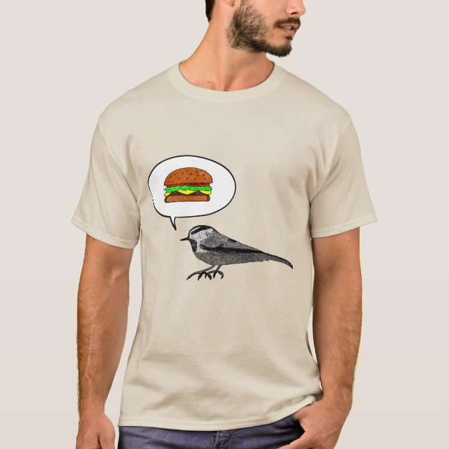 T-shirt Cheeseburger Bird : Poulet de montagne (Devant)