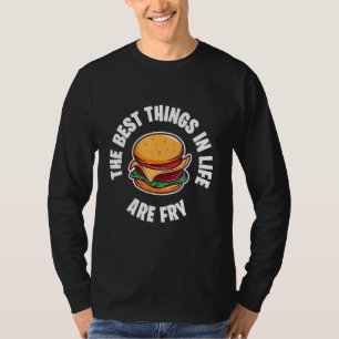 T-shirt Cheeseburger Burger Best Life Confiture Nourriture