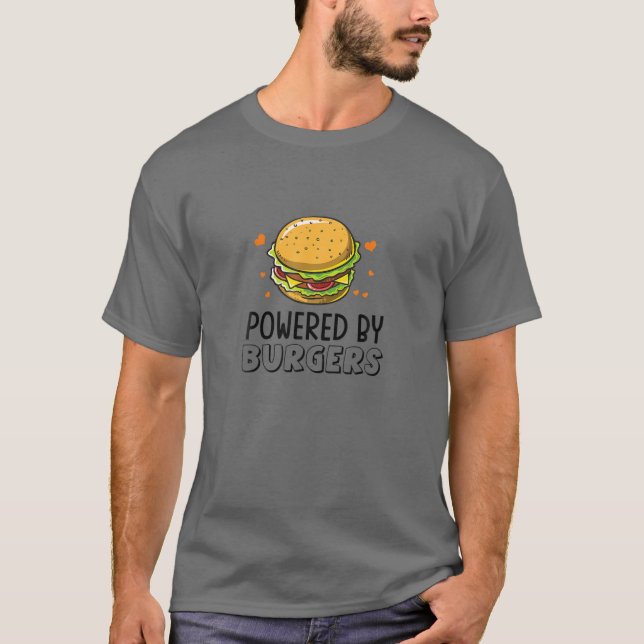 T-shirt Cheeseburger Hamburger Lo (Devant)