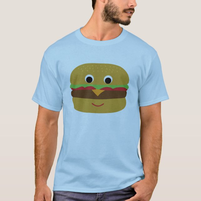 T-shirt Cheeseburger rétro (Devant)