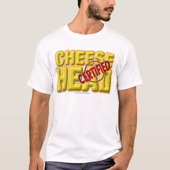 T-shirt CheeseHead certifié (Devant)