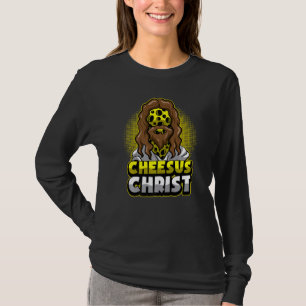 T-shirt Cheesus Christ Cheese Jesus Christian Edam Cheddar