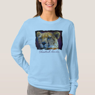 T-shirt Cheetah African Big Cat Amateur de faune Art Shirt