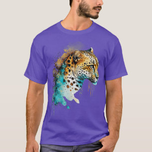 T-shirt Cheetah Leopard Big Cat Panther Safari Voyage Wild