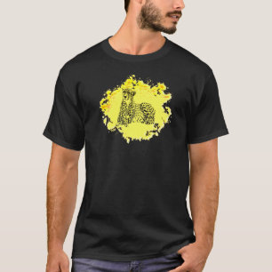 T-shirt Cheetah Motif Predator Chat animal coloré Cheetah