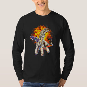 T-shirt Cheetah Motif Predator Chat animal coloré Cheetah