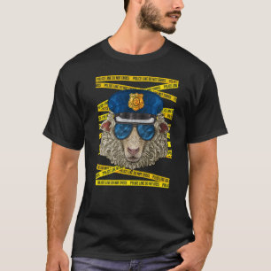 T-shirt Cheetah Policier Policier Police Agritourisme Anim