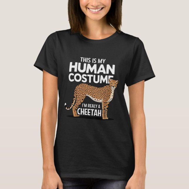 T-shirt Cheetah Safari Faune Leopard African Wild Anima (Devant)