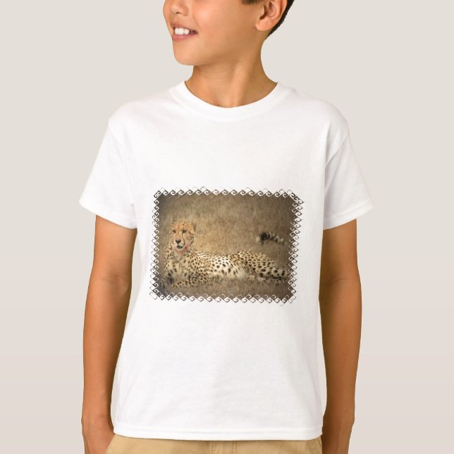 T-shirt Cheetah Spots Sweatshirt pour enfants (Devant)