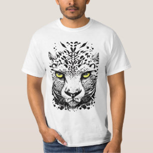 T-shirt Cheetah Wild Animal Nature Illustration Art tatoua