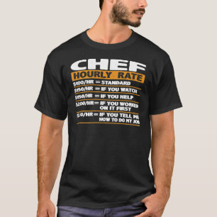 T-shirt Chef à l'heure