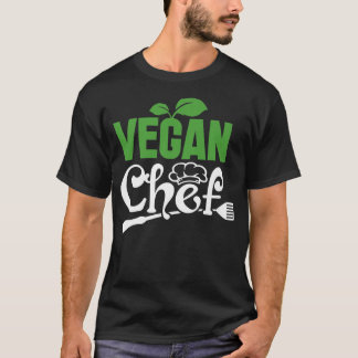 T-shirt Chef à temps partiel à temps plein Vegan amusant C