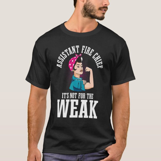 T-shirt Chef adjoint des pompiers (Devant)