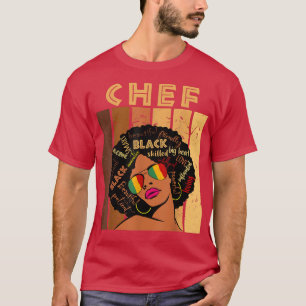 T-shirt Chef Afro Africaine Américaine Femmes Noires Histo