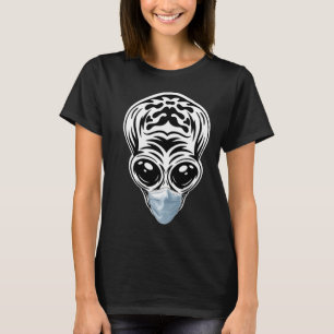 T-shirt Chef Alien UFO Masque visage Je crois Aliens UFO