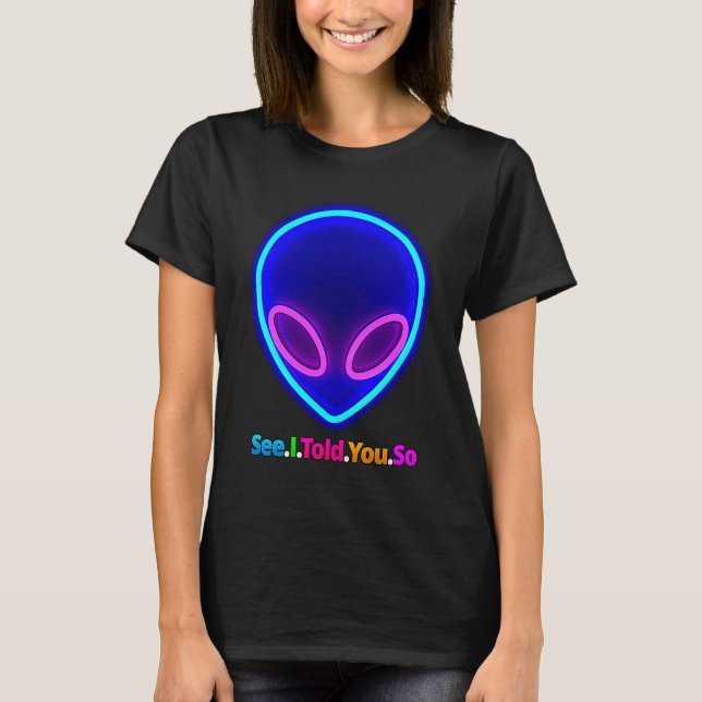 T-shirt Chef Alien Voir Je Vous L'Ai Dit (Devant)