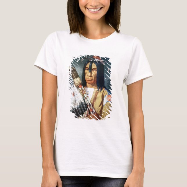 T-shirt Chef amérindien des Cris du Canada (Devant)